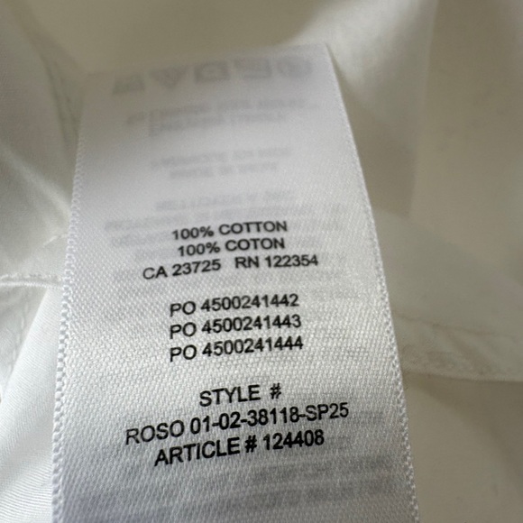 NWT Artiza Oversized Classic White Button-Up Shirt - Picture 9 of 12